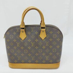 Louis Vuitton LV Hand Bag Alma Brown Monogram
